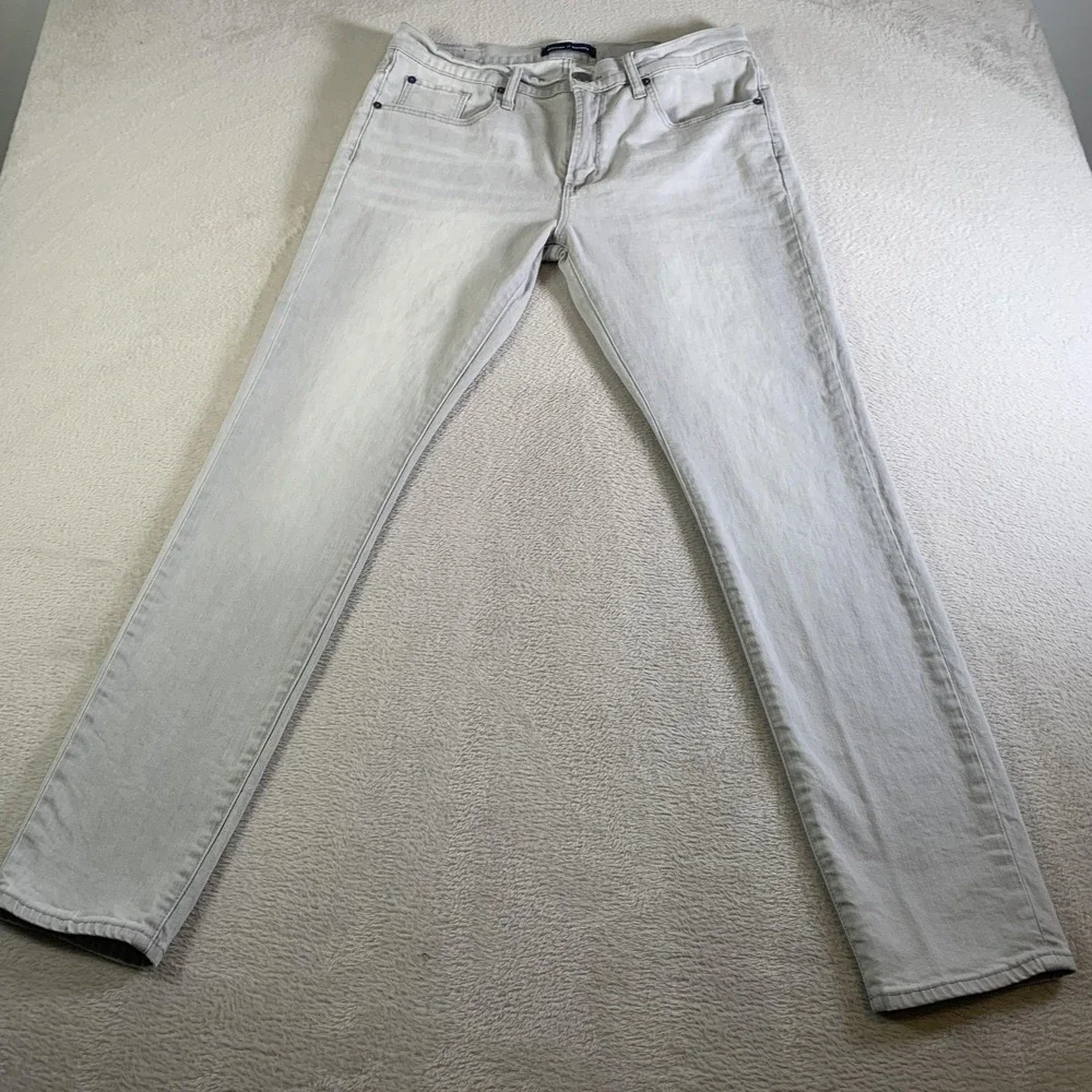 Articles Of Society Slim Dylan Jeans‎ Mens 36x32 Gray Light Wash Slim Tapered